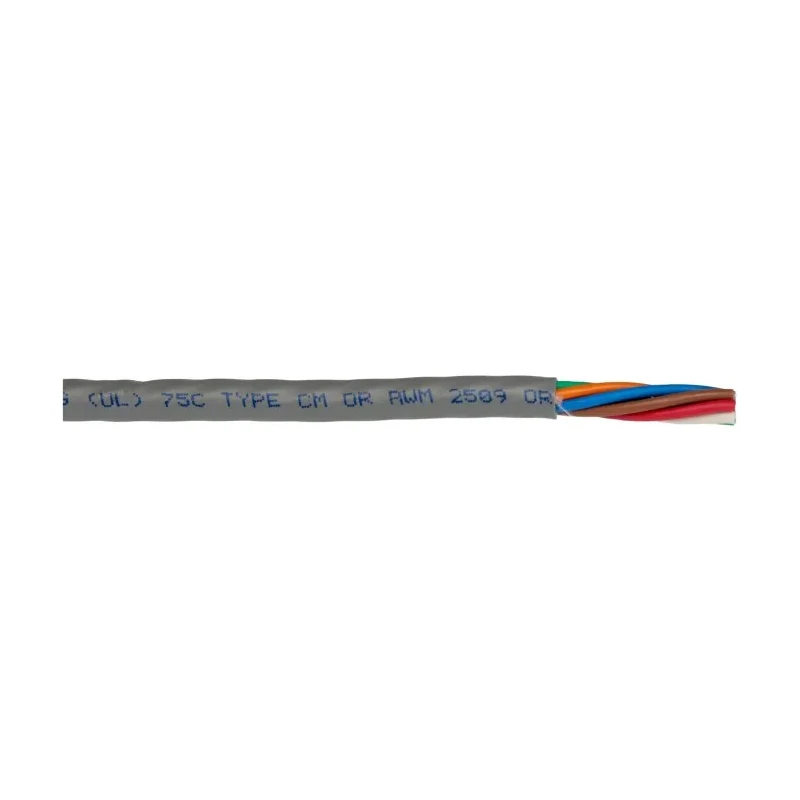 Alpha Wire Alpha Essentials Communication & Control Control Cable 7 Cores 0.56mm² 20 AWG Unscreened 30 m Grey 1896/7C SL005