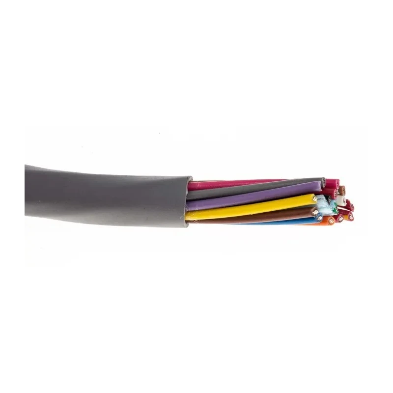 Alpha Wire Alpha Essentials Communication & Control Control Cable, 15 Cores, 0.56mm² 20 AWG, Unscreened, 30 1896/15C SL005
