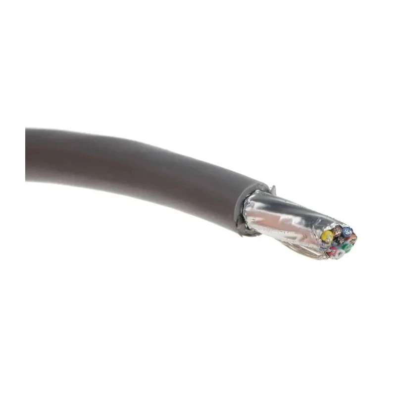 Alpha Wire Alpha Essentials Communication & Control Control Cable, 9 Cores, 0.23mm² 24 AWG, Screened, Armoured 1219C SL005
