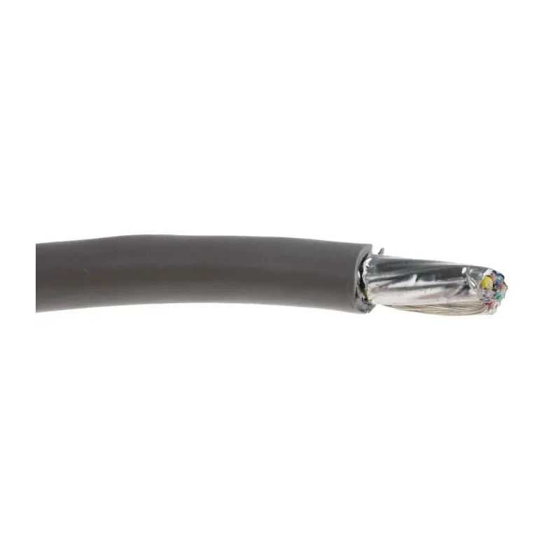 Alpha Wire Alpha Essentials Communication & Control Control Cable, 9 Cores, 0.23mm² 24 AWG, Screened, Armoured 1219C SL005
