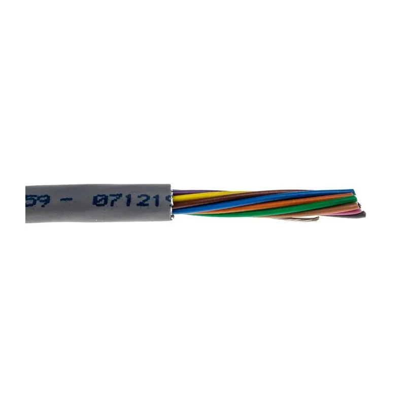 Alpha Wire Alpha Essentials Communication & Control Control Cable, 12 Cores, 0.23mm² 24 AWG, Screened, 30 m 1219/12C SL005