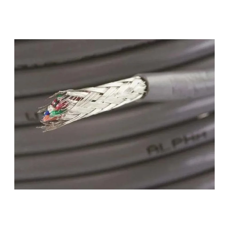 Alpha Wire Alpha Essentials Communication & Control Series Screened Control Cable 10 Cores 0.35mm² 22 AWG 30m 6346 SL005