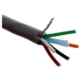 RS PRO Alpha Essentials Communication & Control Series 5 Core 0.23mm² 24 AWG Screened Control Cable 30m Length 1215C SL005