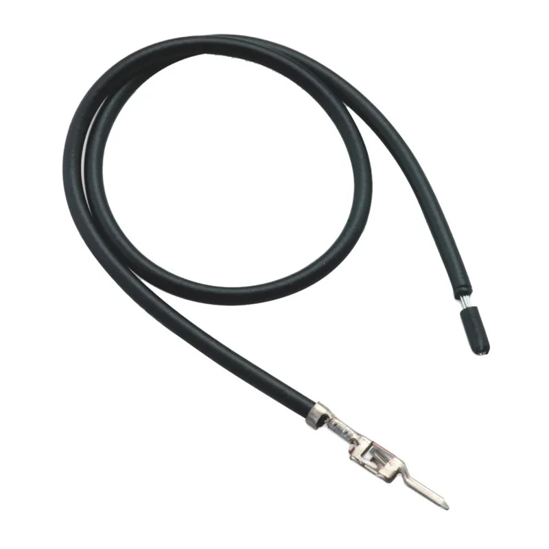 Wurth Elektronik Pre-Crimped Lead Cable Assembly, 15 mm, 24 AWG, Black Jacket, WR-MPC3 Series 662100124015