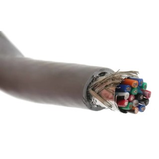 Alpha Wire Alpha Essentials Communication & Control Control Cable 15 Cores 0.35mm² 22 AWG Screened 300V 30m 6347 SL005