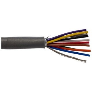 RS PRO Alpha Essentials Communication & Control Series Screened Control Cable 10 Cores 0.23mm² 24 AWG 300V 1219/10C SL005