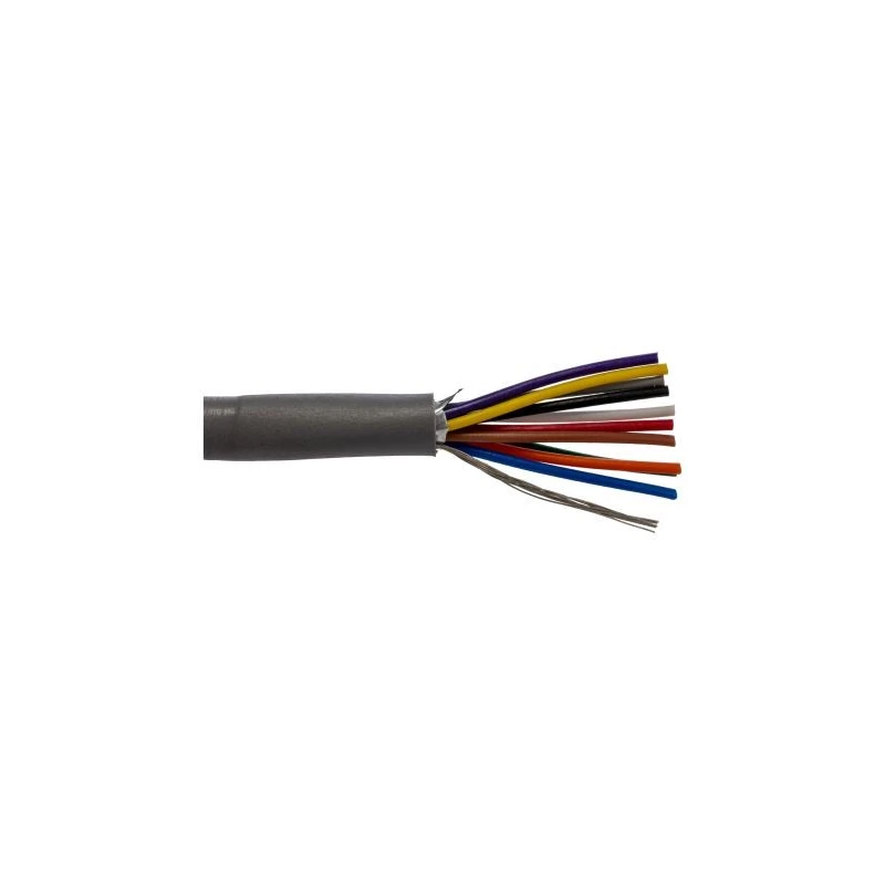RS PRO Alpha Essentials Communication & Control Series Screened Control Cable 10 Cores 0.23mm² 24 AWG 300V 1219/10C SL005