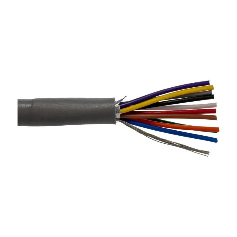 RS PRO Alpha Essentials Communication & Control Series Screened Control Cable 10 Cores 0.23mm² 24 AWG 300V 1219/10C SL005