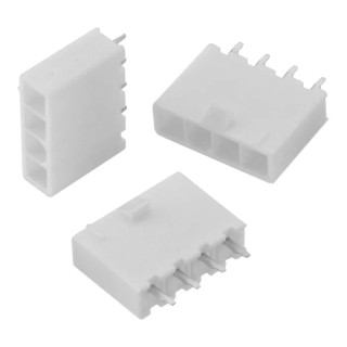 Wurth Elektronik WR-MPC4 Series Straight Through Hole PCB Header 3 Contacts 4.2mm Pitch 1 Row Shrouded MPC4