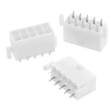 Wurth Elektronik WR-MPC4 Series Straight Through Hole 4 Contact Dual Row Shrouded PCB Header 4.2 mm Pitch MPC4