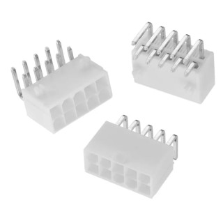 Wurth Elektronik WR-MPC4 Series Right Angle Through Hole PCB Header, 4 Contact(s), 4.2 mm Pitch, 2 Row, Shrouded MPC4