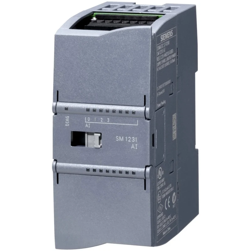 Siemens PLC I/O Module SM 1231 Analogue 4 Inputs 24V DC, 45mA Input Current 6ES7231-4HD32-0XB0