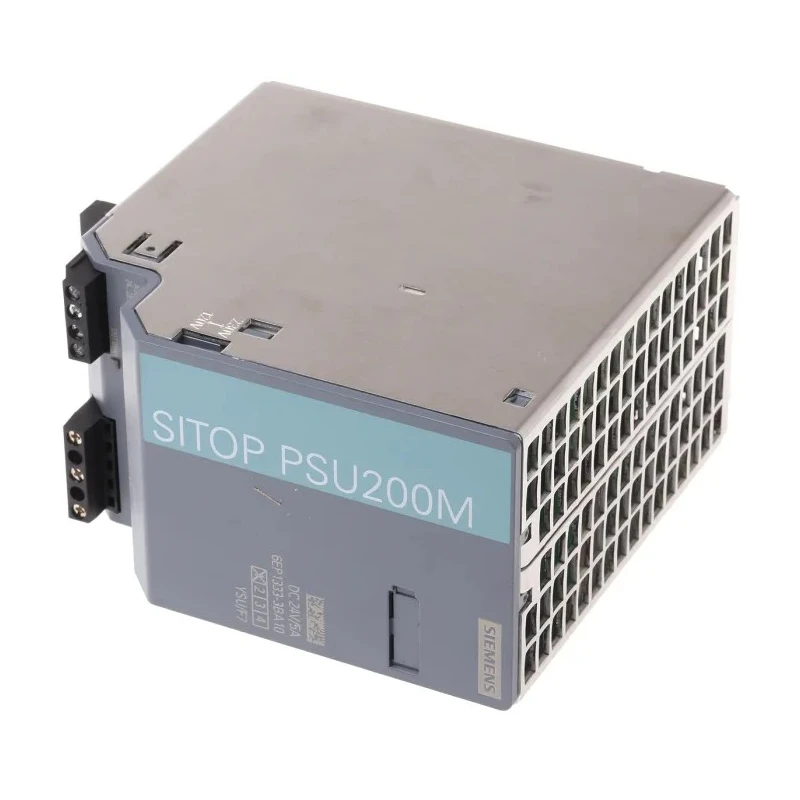 Siemens SITOP PSU200M Switched Mode DIN Rail Power Supply 264V AC Input 24V DC, 5 A Output, 120 W PSU200M