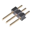 Wurth Elektronik WR-PHD Series Straight Through Hole Pin Header 3 Contacts, 2.54 mm Pitch, 1 Row, Unshrouded 61300311121