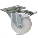 RS PRO Braked Swivel Castor 70 kg Load Capacity 75 mm Wheel Diameter Polypropylene 828-6277