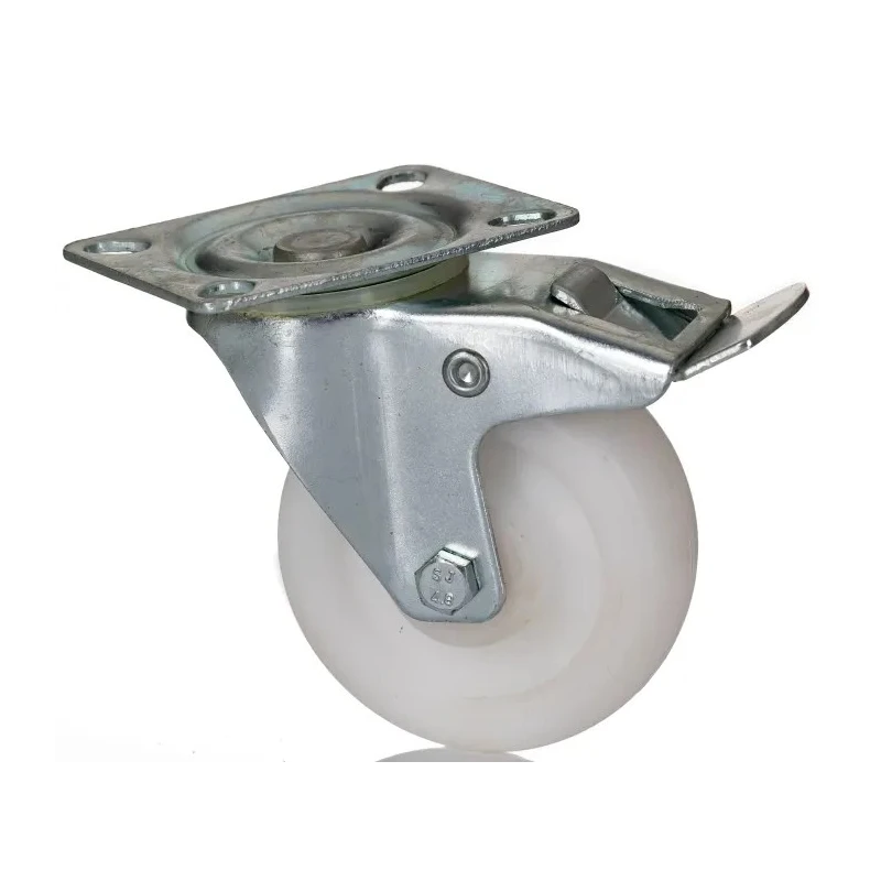 RS PRO Braked Swivel Castor 70 kg Load Capacity 75 mm Wheel Diameter Polypropylene 828-6277
