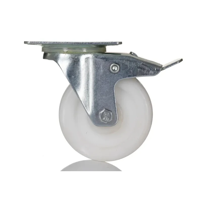 RS PRO Braked Swivel Castor 70 kg Load Capacity 75 mm Wheel Diameter Polypropylene 828-6277