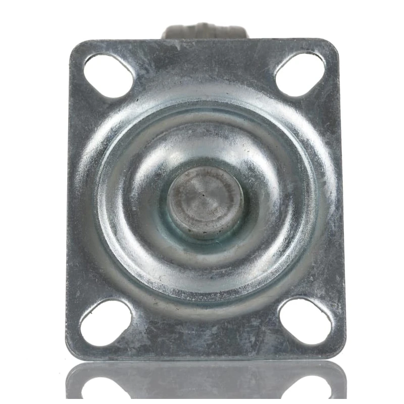 RS PRO Light Duty Swivel Castor 70 kg Capacity 75 mm Wheel Diameter Rubber Tyres Pressed Steel Frame 828-6296