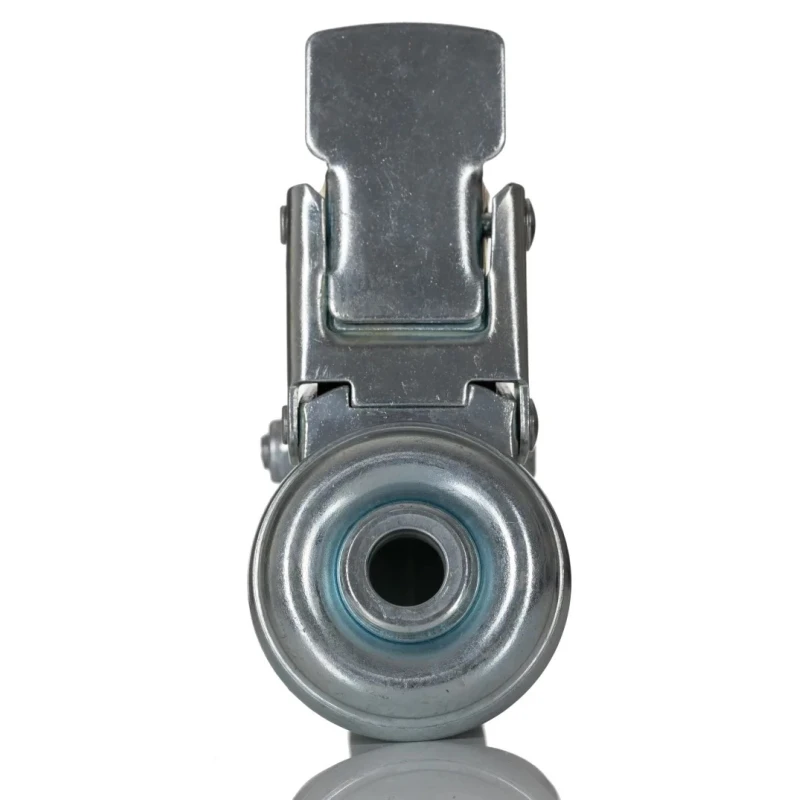 RS PRO Braked Swivel Castor 80 kg Capacity 100 mm Wheel Diameter Rubber Tyre Nylon Hub 828-6353