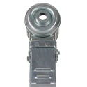 RS PRO Braked Swivel Castor 70 kg Load Capacity 75 mm Rubber Wheel 100 mm Height 828-6344