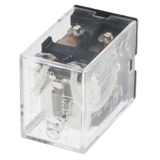 Omron Power Relay, 12V AC Coil, 10A Switching Current, DPDT Contact Configuration LY2 12VAC