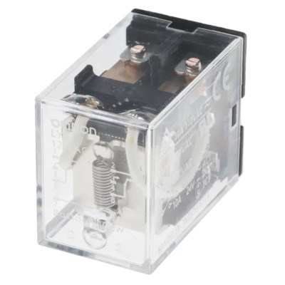 Omron Power Relay, 12V AC Coil, 10A Switching Current, DPDT Contact Configuration LY2 12VAC