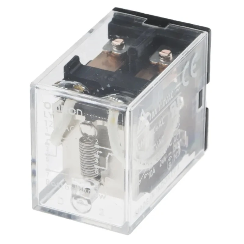 Omron Power Relay, 12V AC Coil, 10A Switching Current, DPDT Contact Configuration LY2 12VAC