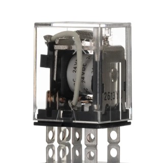 Omron Power Relay 24V DC Coil, 10A Switching Current, DPDT Configuration LY2-D 24VDC