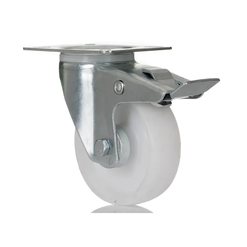 RS PRO Braked Swivel Castor 125 kg Capacity 100 mm Wheel Polypropylene 828-6271
