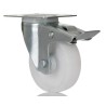 RS PRO Braked Swivel Castor 125 kg Capacity 100 mm Wheel Polypropylene 828-6271