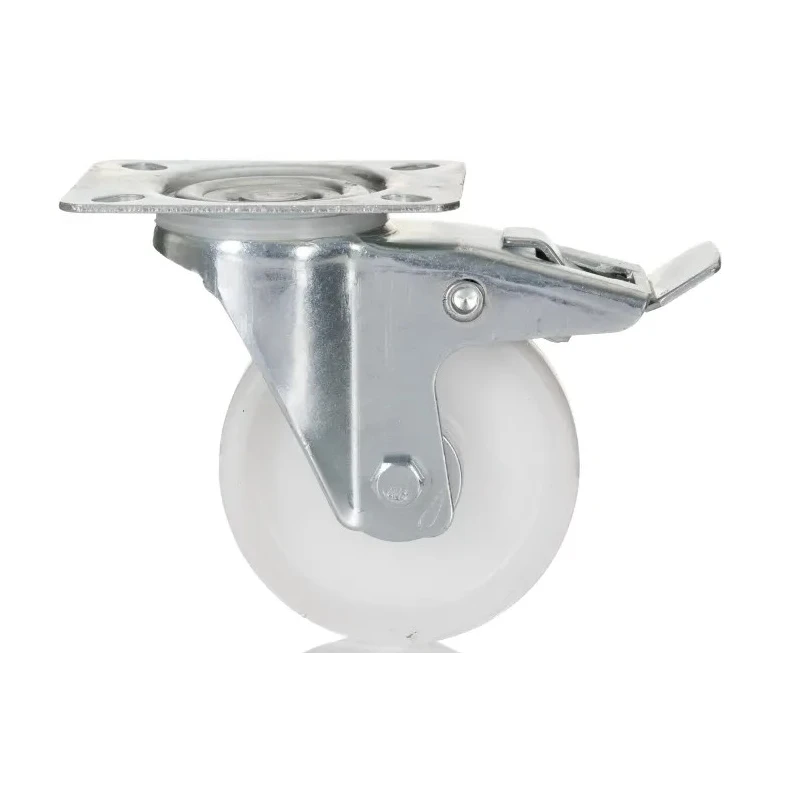 RS PRO Braked Swivel Castor 125 kg Capacity 100 mm Wheel Polypropylene 828-6271