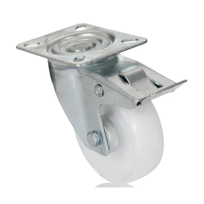 RS PRO Braked Swivel Castor 125 kg Capacity 100 mm Wheel Polypropylene 828-6271