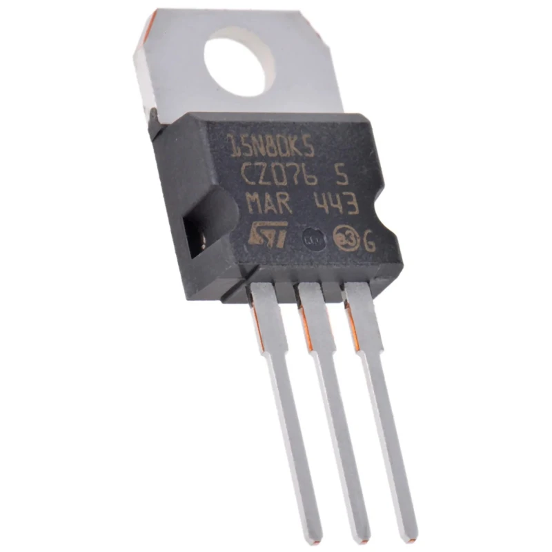 STMicroelectronics MDmesh K5 SuperMESH5 N-Channel MOSFET, 14 A, 800 V, 190 W, TO-220, 3-Pin STP15N80K5