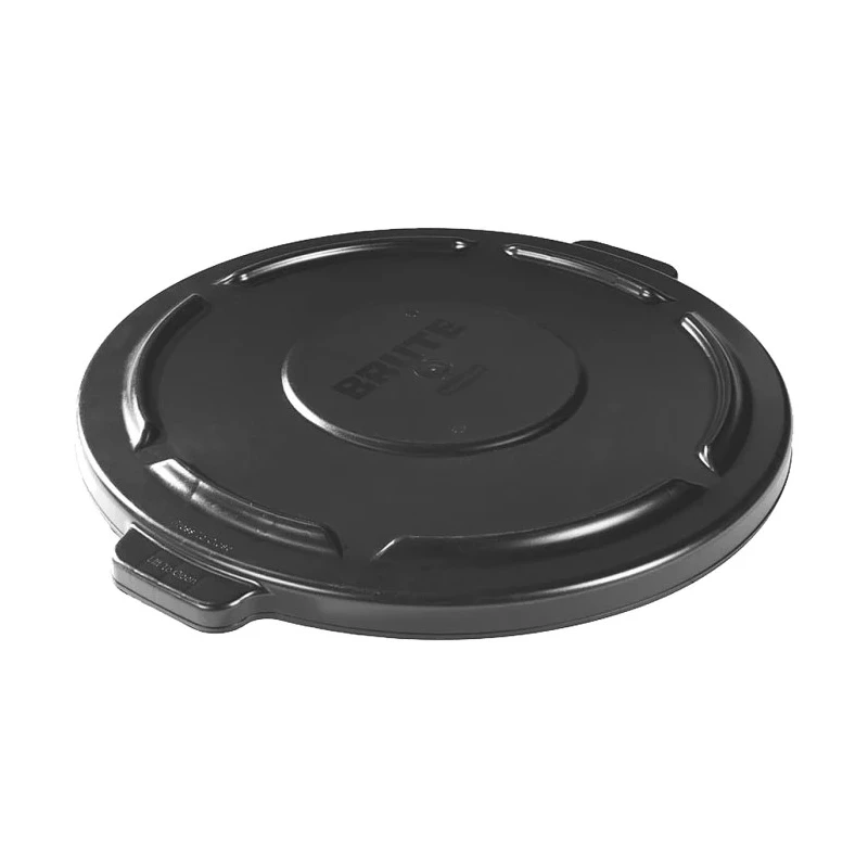 Rubbermaid Commercial Products 505 mm Black Polyethylene Self-Draining Bin Lid for 75L BRUTE Container FG261960BLA