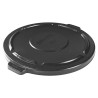 Rubbermaid Commercial Products 505 mm Black Polyethylene Self-Draining Bin Lid for 75L BRUTE Container FG261960BLA
