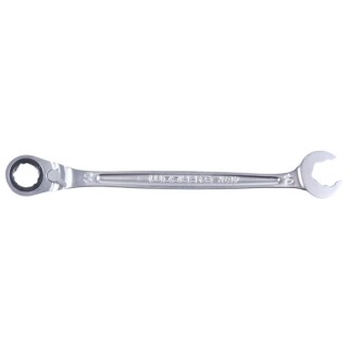 Facom Combination Ratchet Spanner Chrome Vanadium Steel, 158mm Overall Length, 10 mm Size 467BR.10