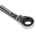 Facom Combination Ratchet Spanner Chrome Vanadium Steel, 158mm Overall Length, 10 mm Size 467BR.10