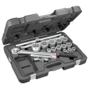 Facom 15-Piece 3/4 in 12 Point Socket Set Chrome Vanadium Steel KL.501