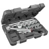 Facom 15-Piece 3/4 in 6 Point Socket Set KL.500PB
