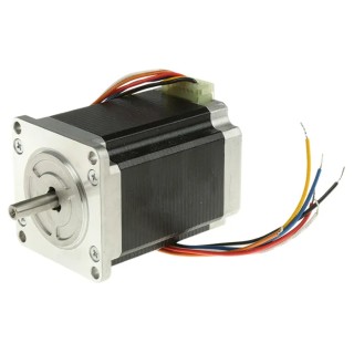 Sanyo Denki SANMOTION 103H7 Series Hybrid Stepper Motor 24V, 1.27Nm Torque, 1.8° Step Angle, 56x56 mm Frame 103H7126-0740
