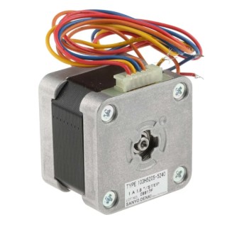 Sanyo Denki Stepper Motor 24V, 0.265Nm Torque, 1.8° Step Angle, 42 x 42 mm Frame, 5 mm Shaft 103H5205-5240