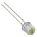 Nichia White 5 mm (T-1 3/4) Through Hole LED 3.7 V 296 mW 28 lm Dome Clear Lens NSDW570GS-K1-B-P9-P11