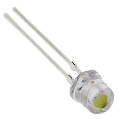 Nichia 3.7 V White LED 5 mm T-1 3/4 Through Hole 296 mW Power NSDW570GS-K1-B-P9-P11