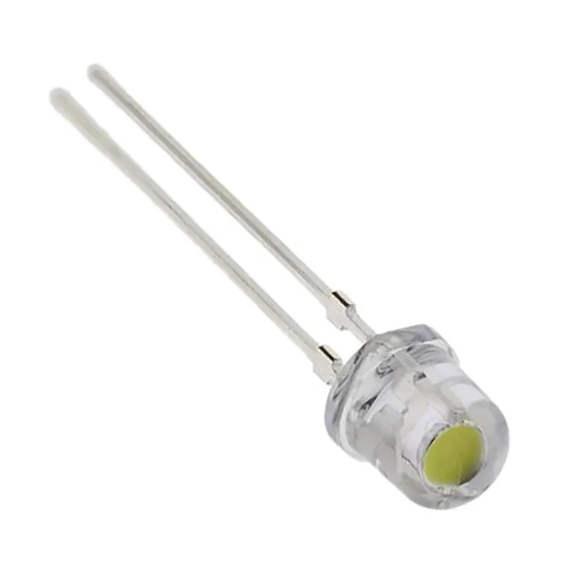 Nichia 3.7 V White LED 5 mm T-1 3/4 Through Hole 296 mW Power NSDW570GS-K1-B-P9-P11