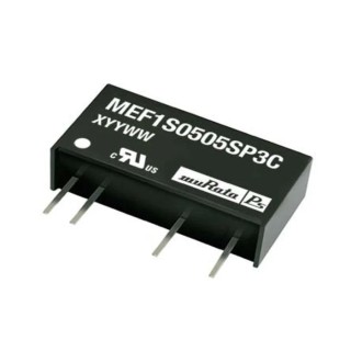 Murata Power Solutions DC/DC Converter 5V Output, 200mA Current, 5.25V Maximum Input, 4.75V Minimum Input, 1W Power MEF1