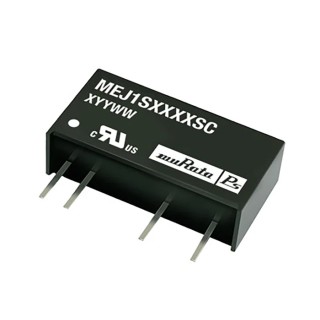 Murata Power Solutions Isolated 1W SIP DC/DC Converter, 9V DC Output, 5.5V/4.5V Input, Through Hole, Max 85°C MEJ1