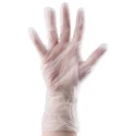 RS PRO Clear Vinyl Disposable Gloves Size 9 (L) 300mm Length Powder-Free Anti-Static Ambidextrous Pack of 100 829-5161