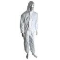 RS PRO White Disposable Coverall, Medium Size, 660 mm Chest, Hooded, Cleanroom Polyethylene Material 829-5243