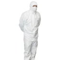 RS PRO White Disposable Coverall, 680 mm Chest Size, Length 1.7m, Unisex, Polyethylene Material 829-5247