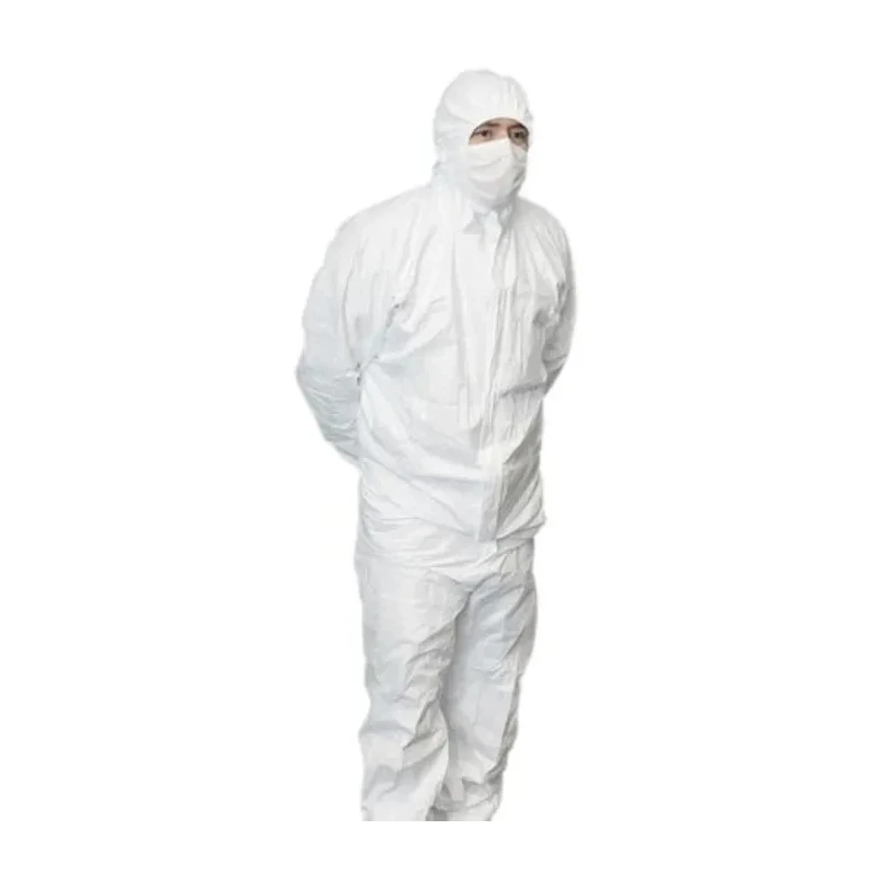 RS PRO White Disposable Coverall, 680 mm Chest Size, Length 1.7m, Unisex, Polyethylene Material 829-5247